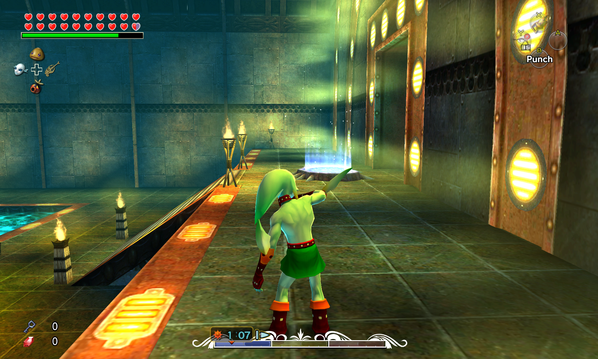 If Ocarina of Time had Majora's Mask's Hud by ryanly64 on DeviantArt